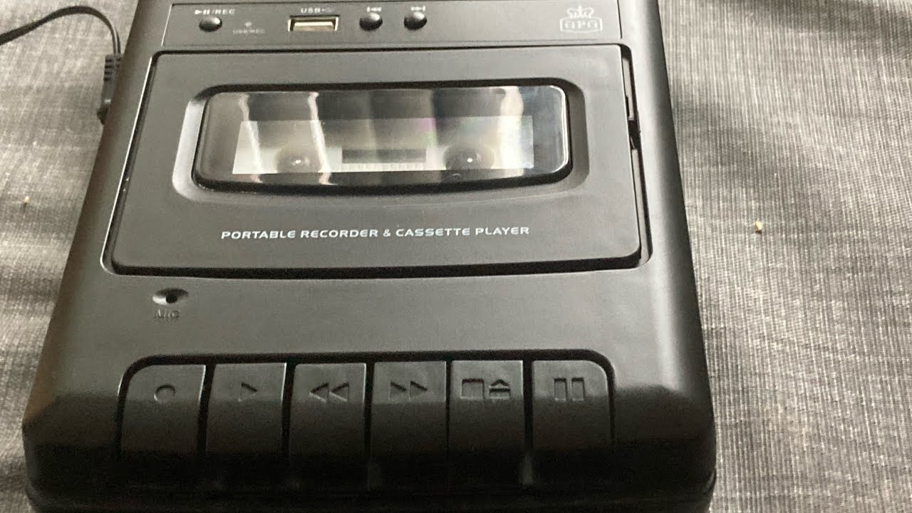 GPO CRS132 USB/cassette recorder overview and demonstration