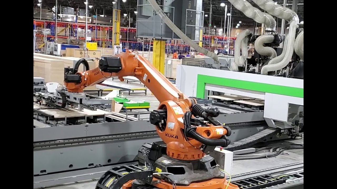 CNC with automatic pods setup: Robotic Machine Tending