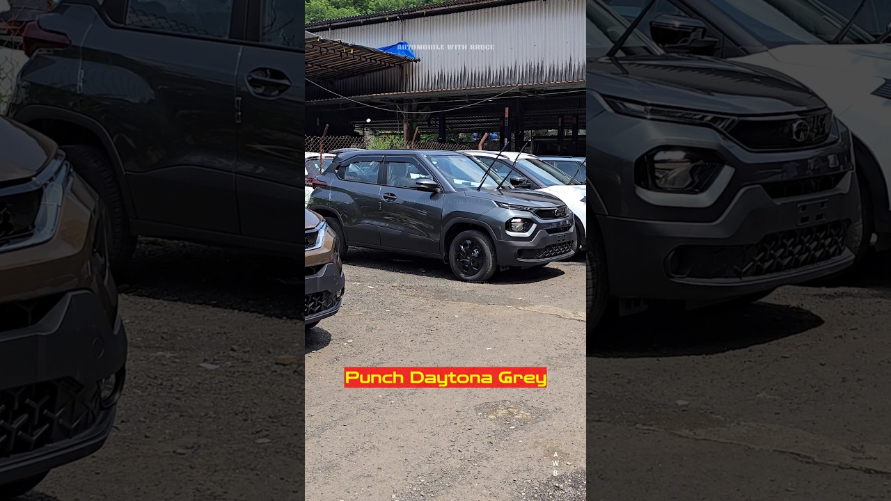 Tata Punch - Red, Grey, Brown Color - Suv Walkaround #shorts