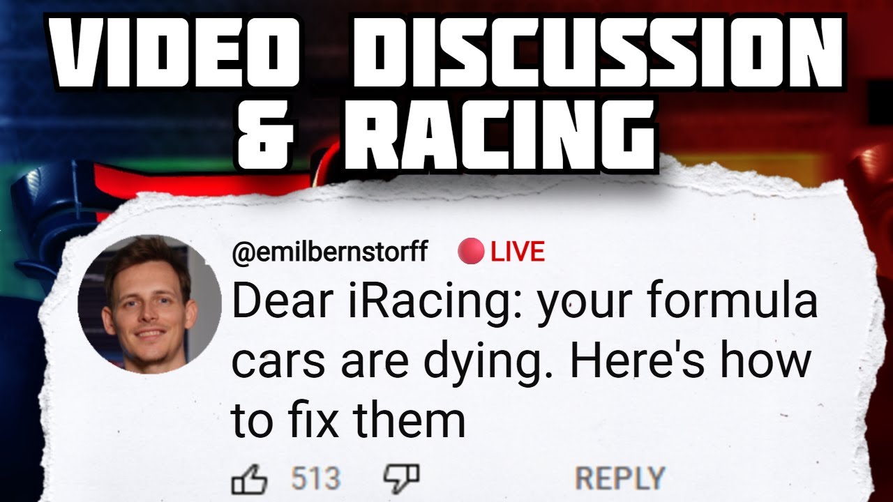 🔴Live Chatting About iRacing Formulas and Racing Them