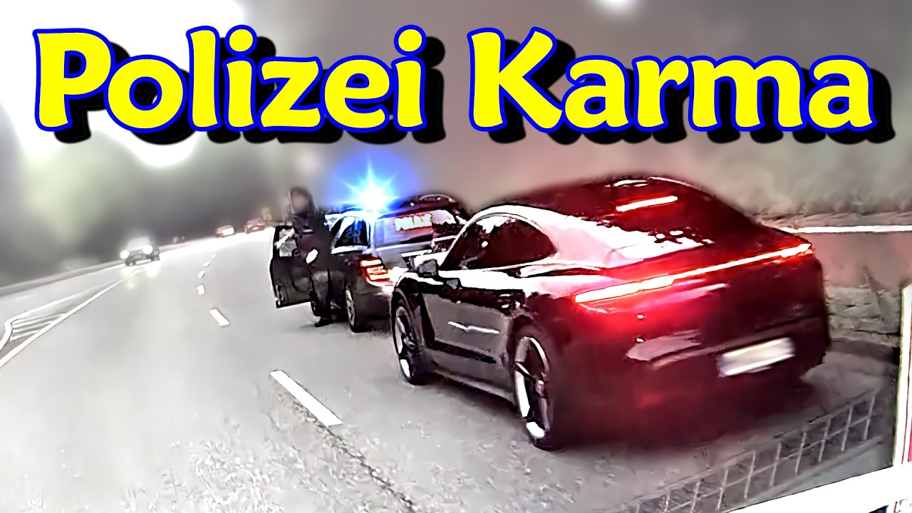 Unfall durch Unaufmerksamkeit, Glätte und Einräder | DDG Dashcam Germany | #717