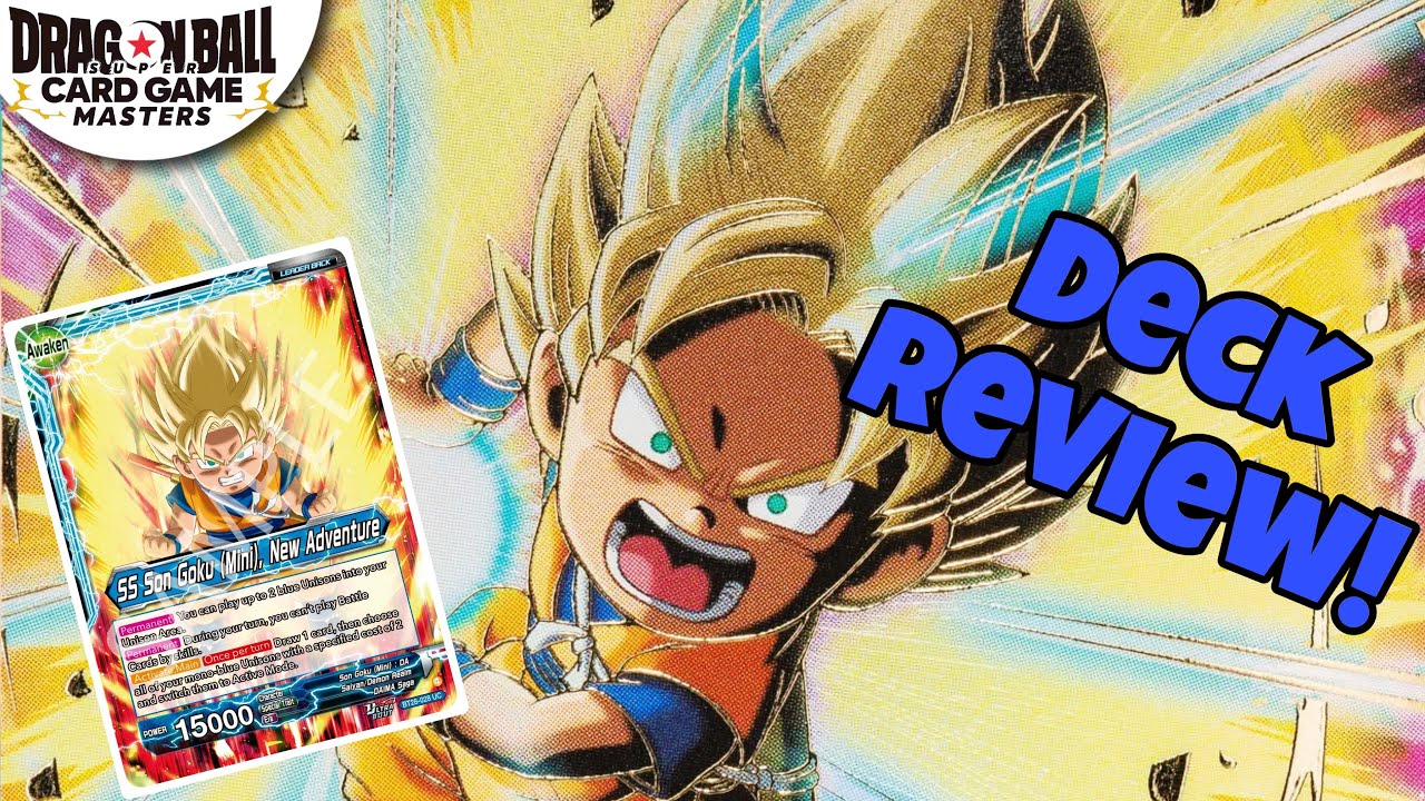 The NEW BEST Blue Deck?! BT28 Blue Goku Mini Deck Review + Decklist! (DBS Card Game Masters)