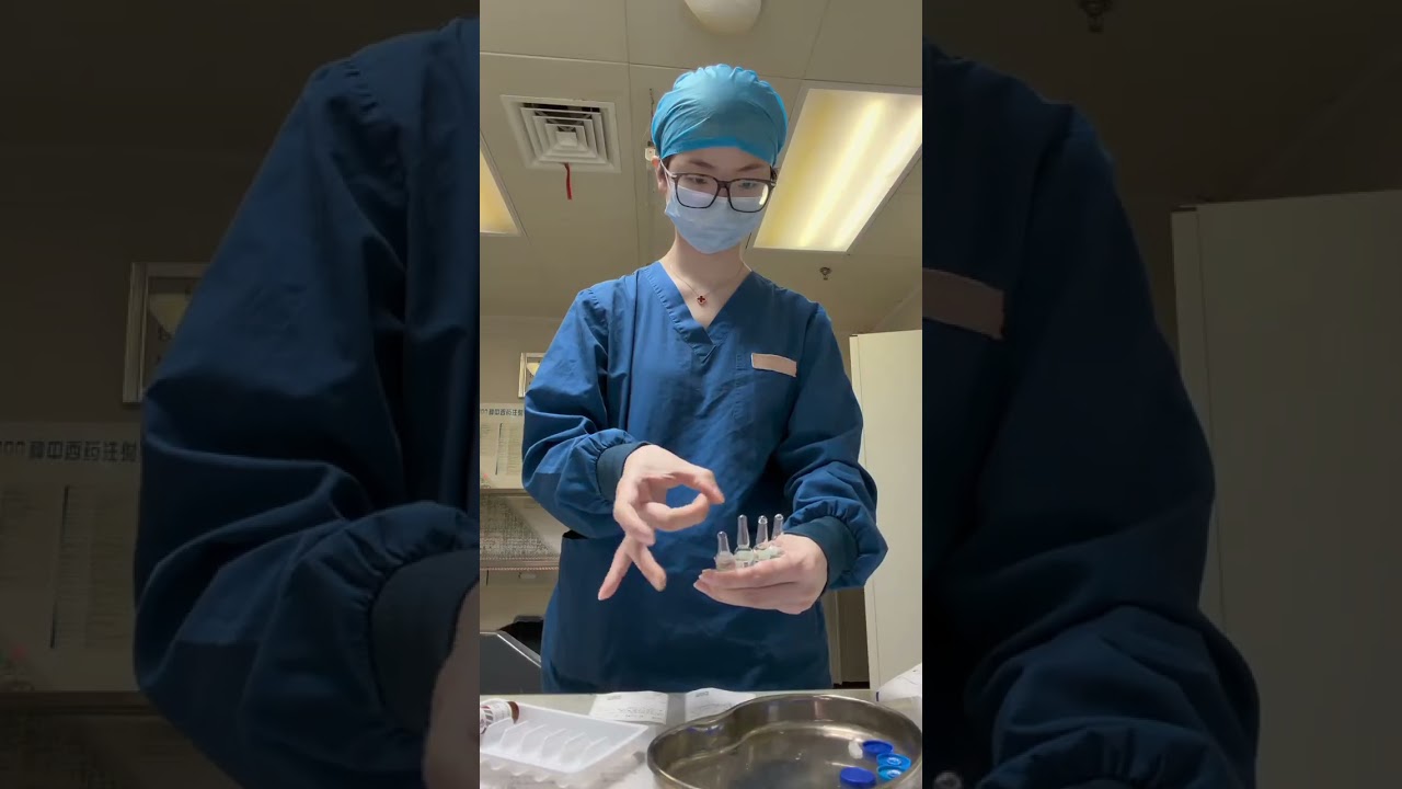 Immersive experience of ICU nurses preparing TPN bag is really stress-relieving.