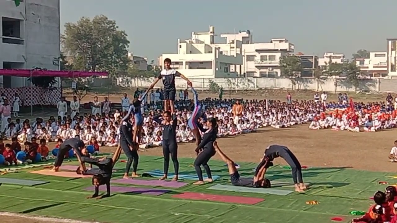 Yoga pyramids /N.O.C.C school #swatigadekar #yogawithswati