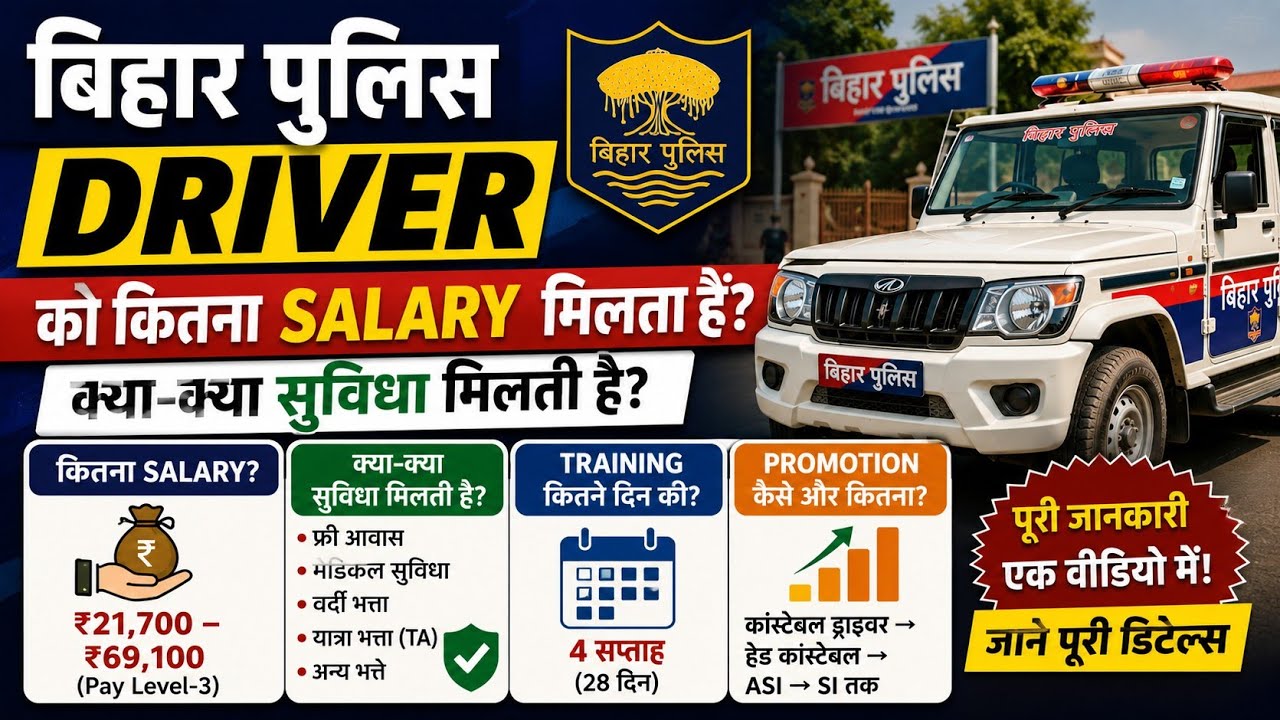 BIHAR POLICE DRIVER // HOW MUCH SALARY IS GOT // PROMOTION // SUBDHAYE