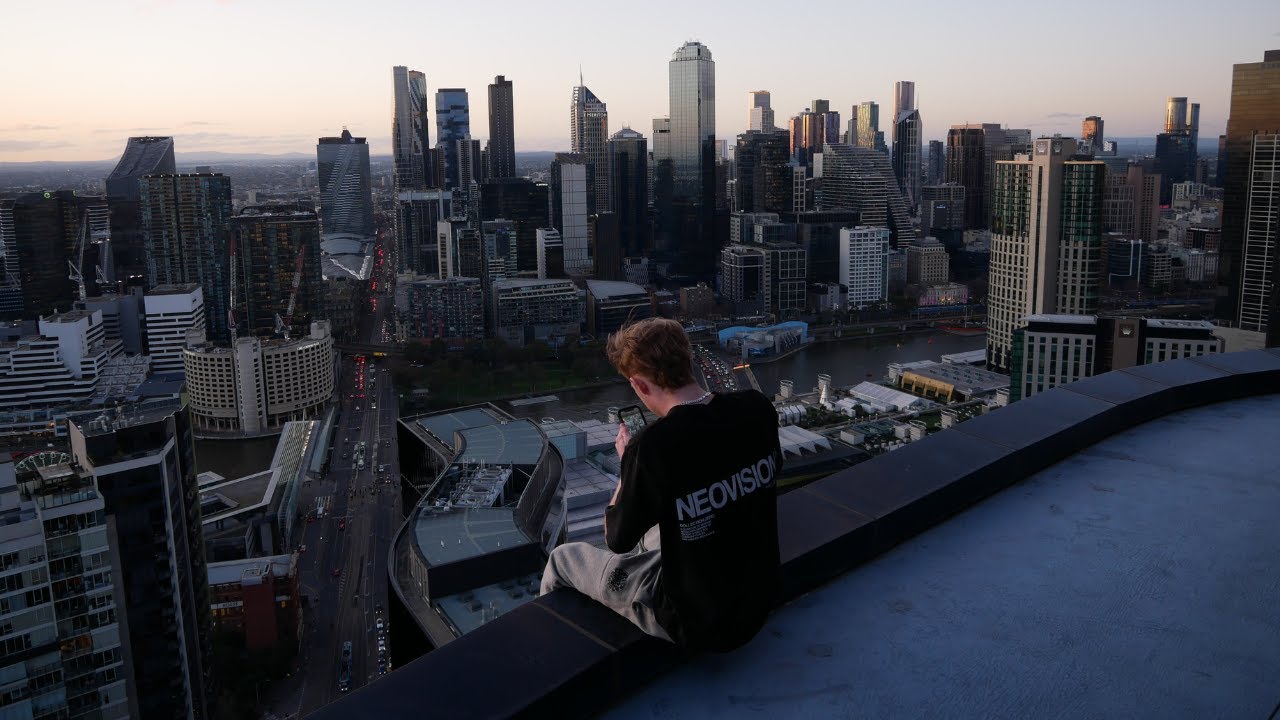 infiltrating a secret rooftop above Melbourne city.