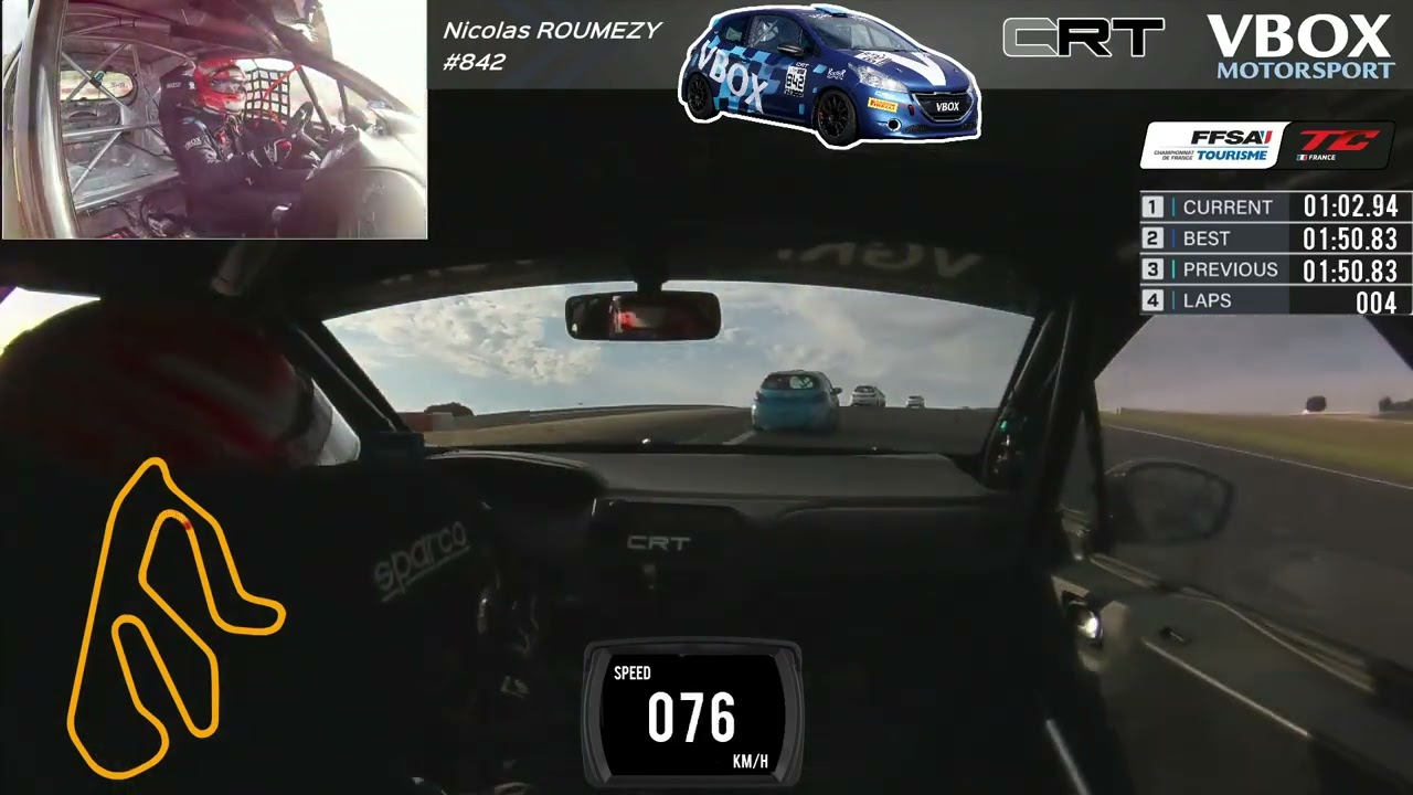 Peugeot 208 lap of Circuit de Ledenon 2024