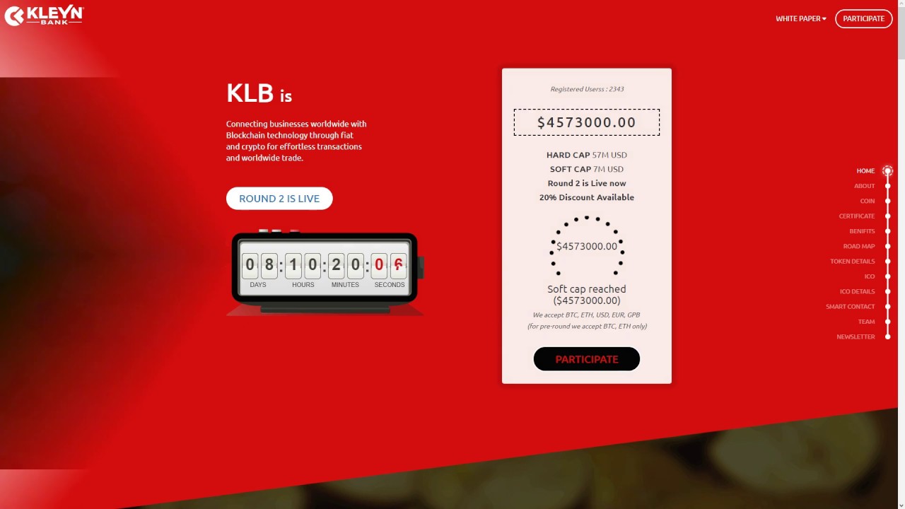Kleynbank - соединение бизнеса по всему миру с технологией блокчейн. Токен KLB.