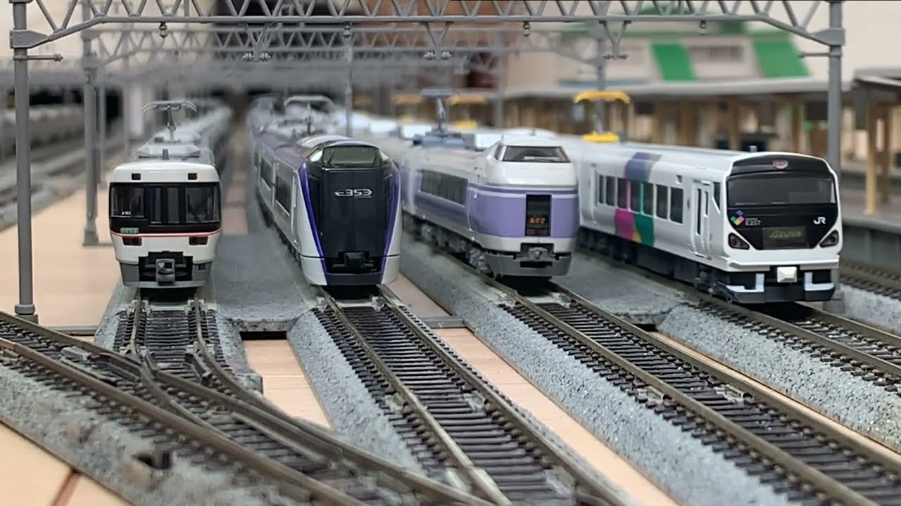 【鉄道模型】長野へ向かう特急列車たち