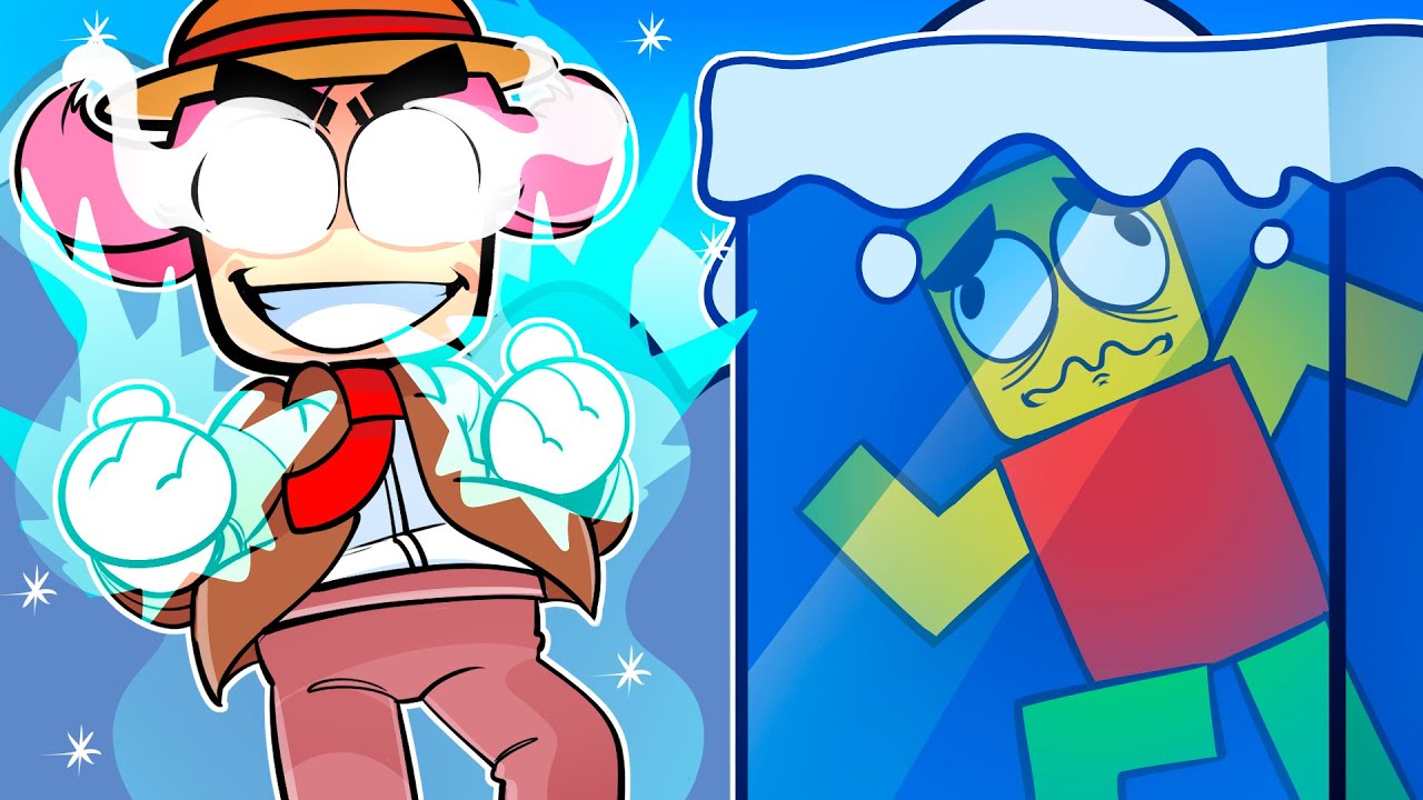 Roblox mas EU TENHO PODERES ELEMENTAIS de GELO!
