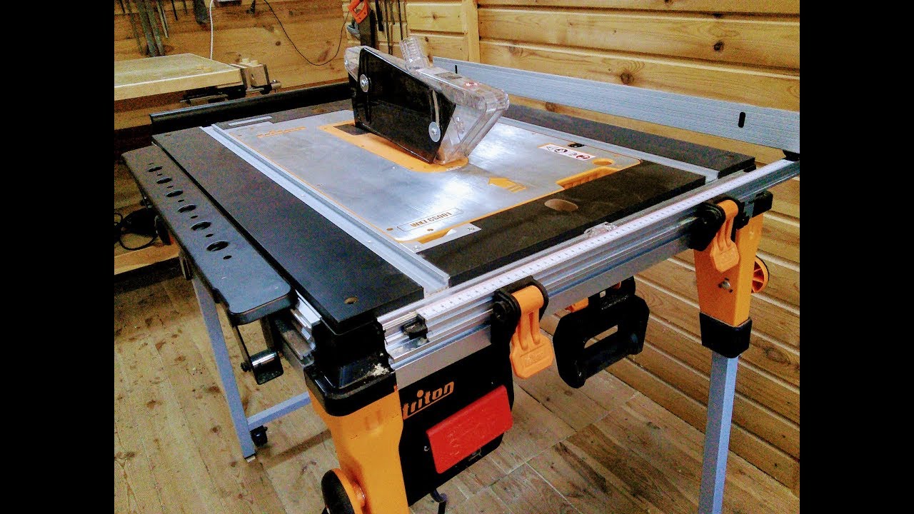 Сборка стола и пильного модуля Triton. Assembling the table and saw unit Triton.