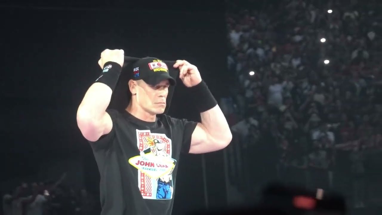 John Cena WrestleMania 41 entrance (w/ brand new titantron) @ Allegiant Stadium Las Vegas 4.20.25.