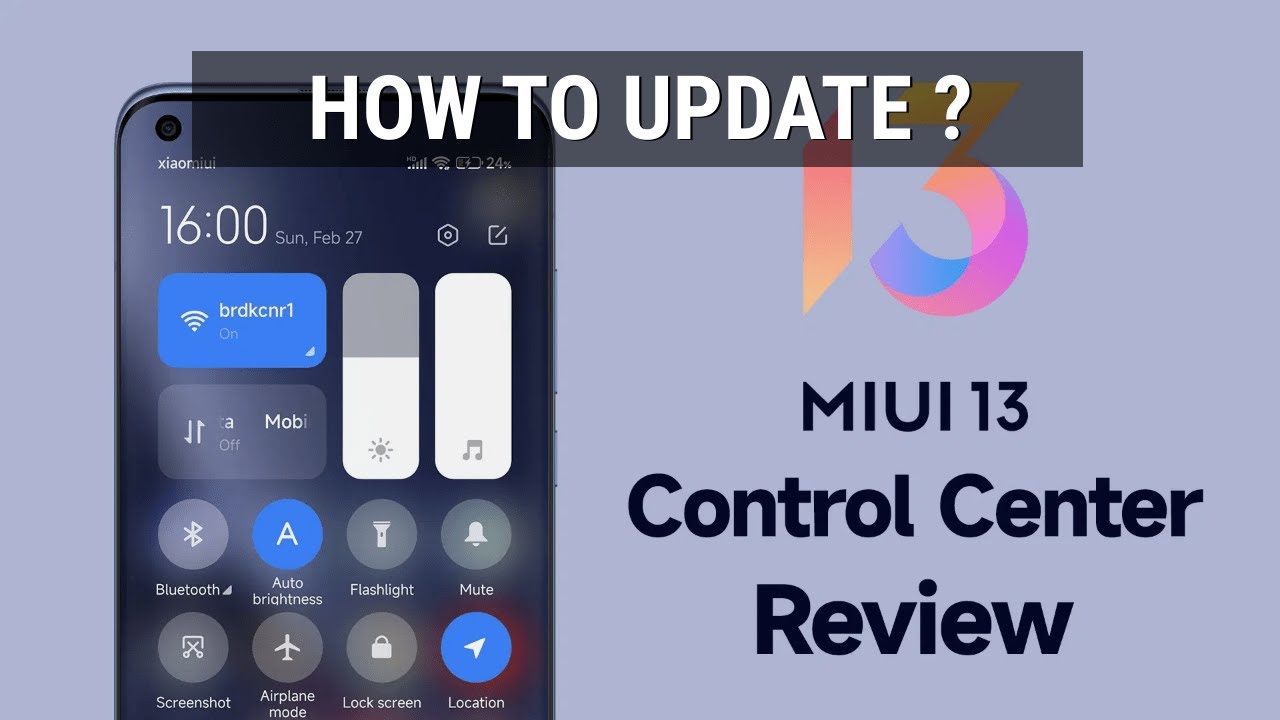 MIUI 13 NEW CONTROL CENTER - How to Install Now?