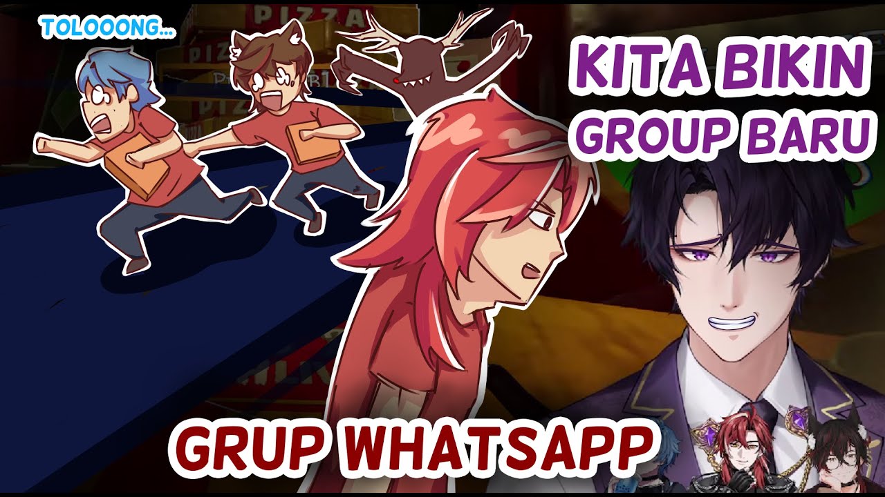 membuat grup WHATSAPP baru? | Arion, Harris, Souta, Gin | PIZZA DEATHLIVERY |