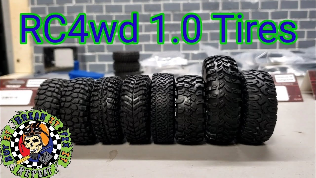 RC4wd 1.0 Tire Comparison