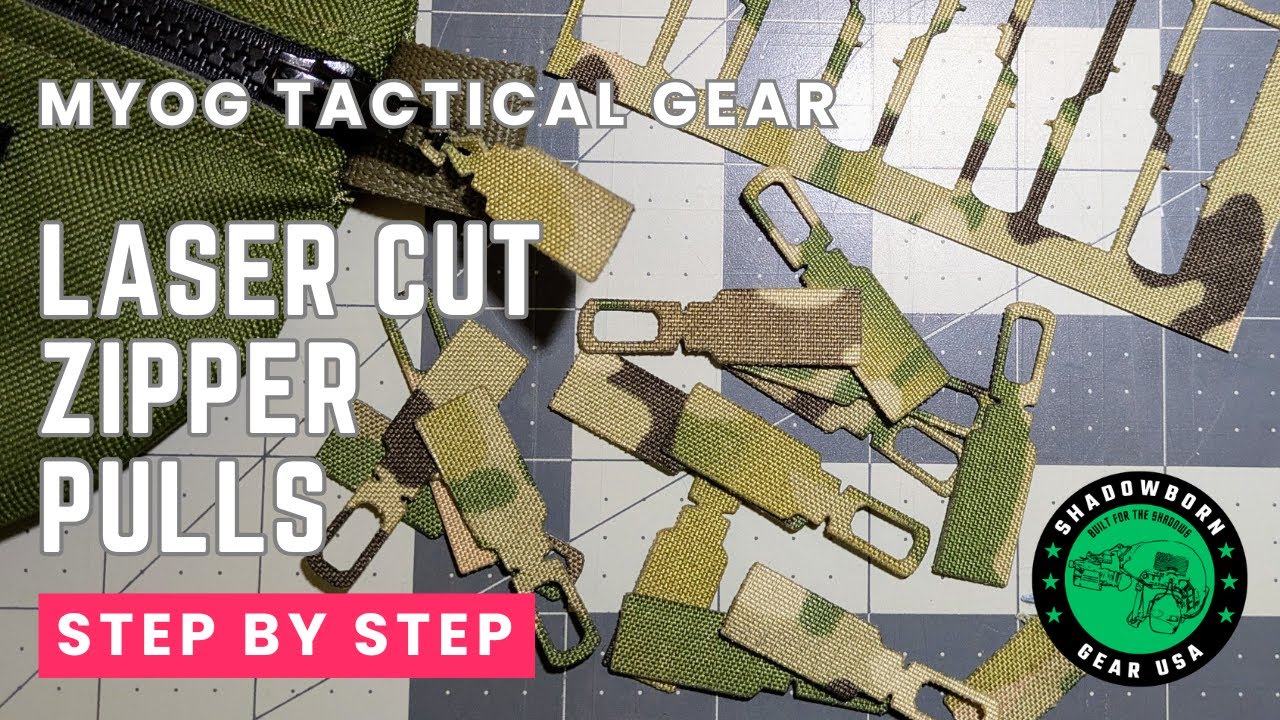 Laser Cut Zipper Pulls: Tactical MYOG Tutorial