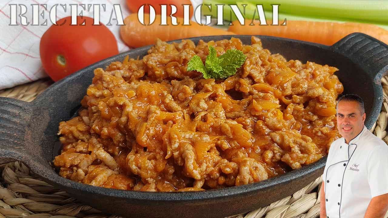 Salsa boloñesa Italiana, receta original muy fácil. pasoa paso y con mis trucos