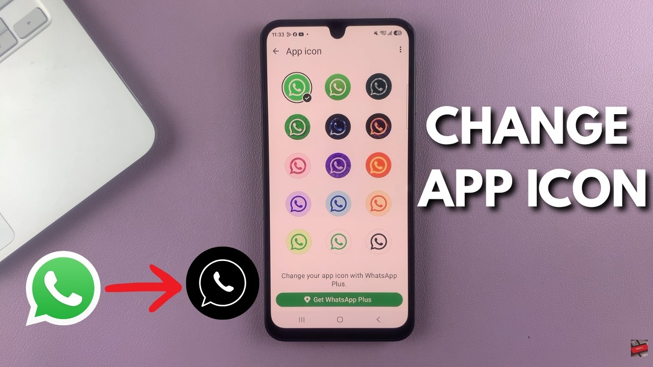 Как изменить значок приложения WhatsApp