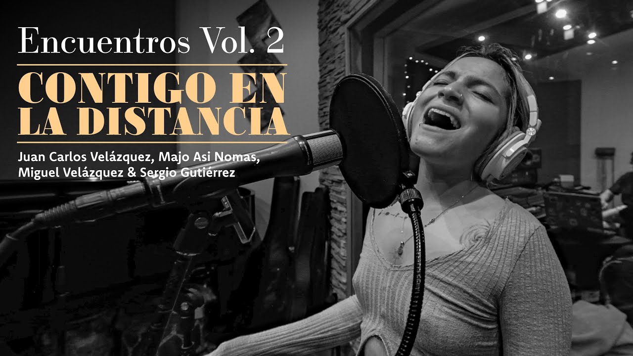 Contigo en la Distancia (Bolero Cover) | Versión en Vivo – Juan Carlos Velázquez & Majo Así Nomás