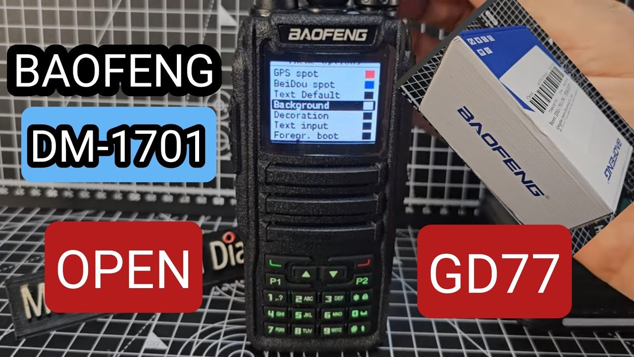BAOFENG DM-1701, GD-77 ОТКРЫТ ИЗ КОРОБКИ, ГОТОВ