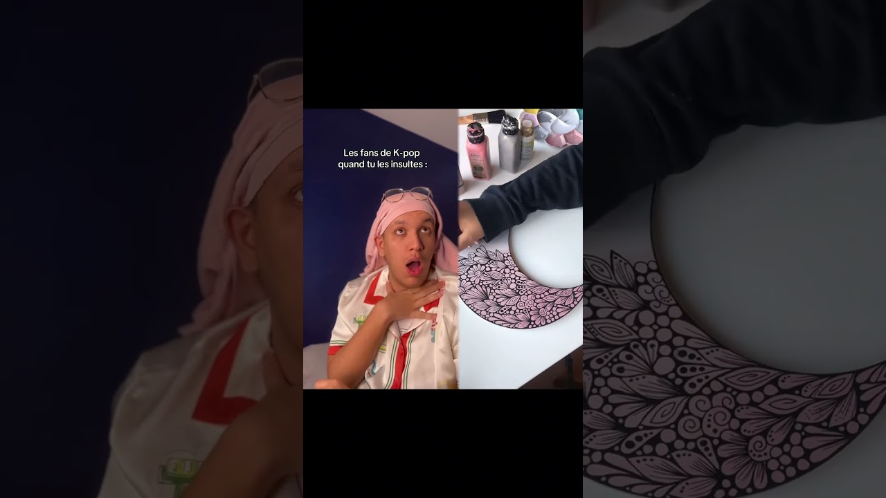 &laquo; Transformation cheveux bleus ! 🧞♂️ &raquo; solcen #humour #kpop #bts #blackpink #ive #straykids