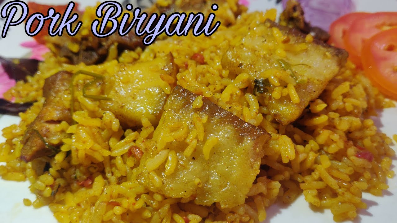 Pork Biryani recipe || Easy and Simple ||