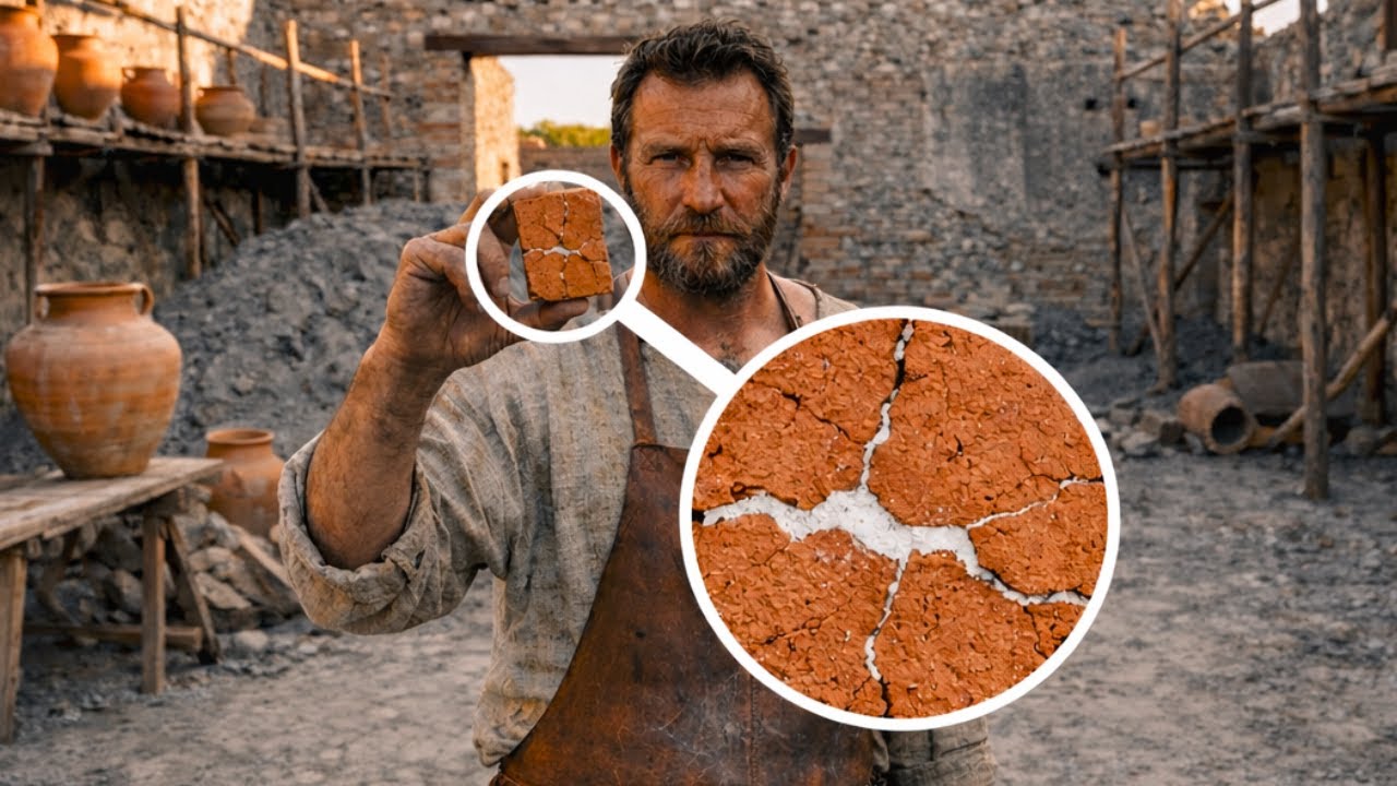 How Roman Concrete Healed Its Own Cracks