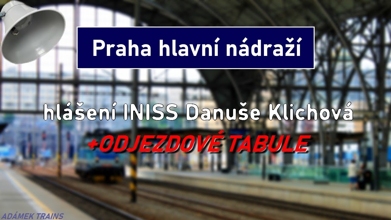 HLÁŠENÍ-Praha hlavní nádraží INISS #andula