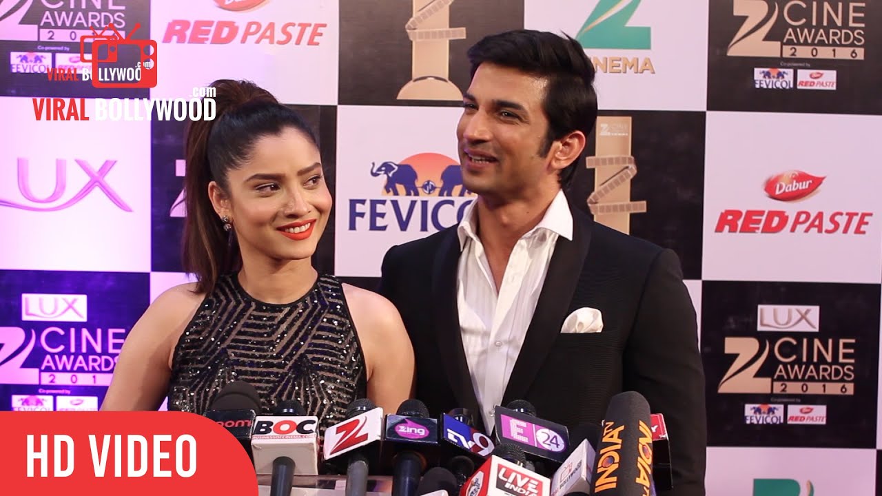 Sushant Singh Rajput and Ankita Lokhande | Zee Cine Awards 2016 | Viralbollywood  Entertainment