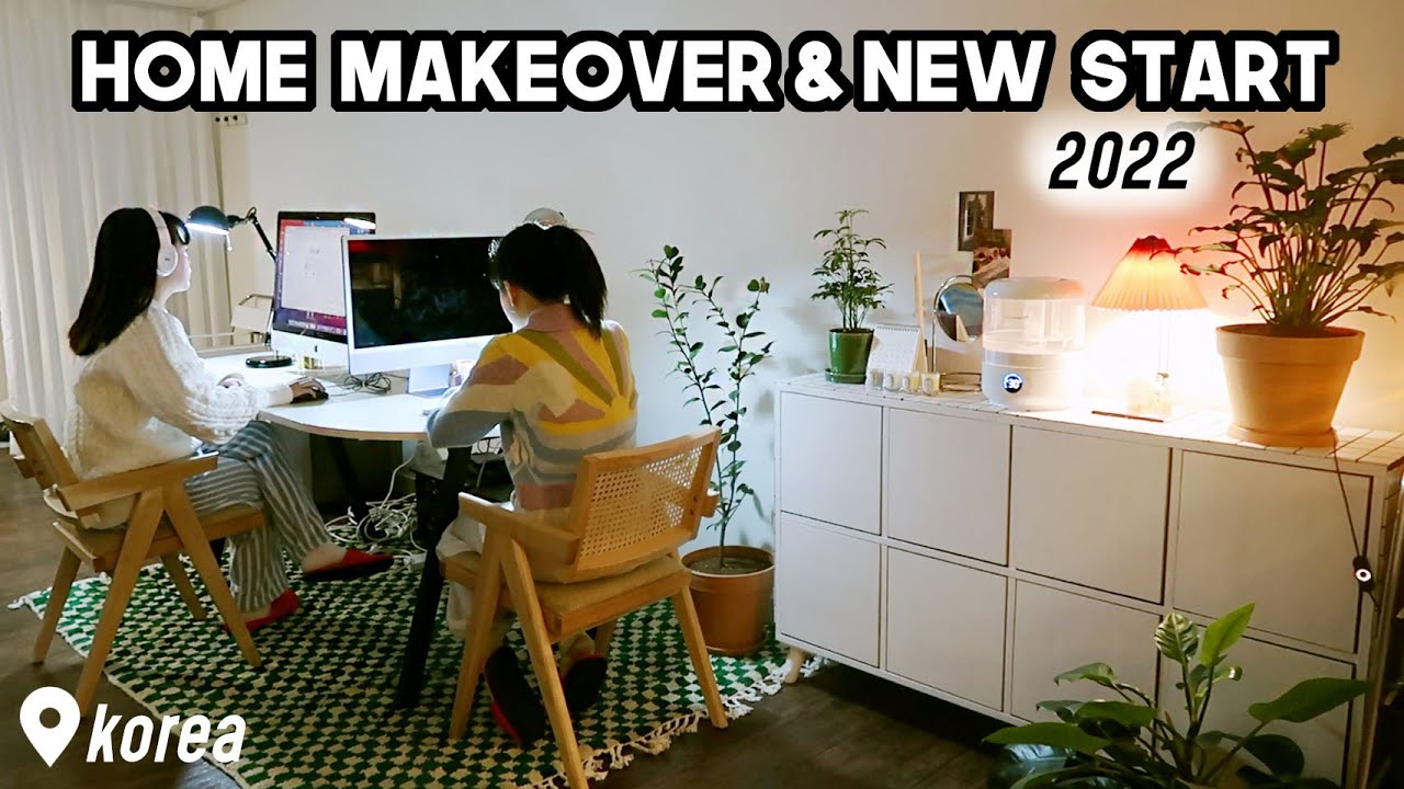New Seoul Home Makeover: New Chapter of 2022 (ft. Secret to our glowy skin w/ d'Alba) | Q2HAN