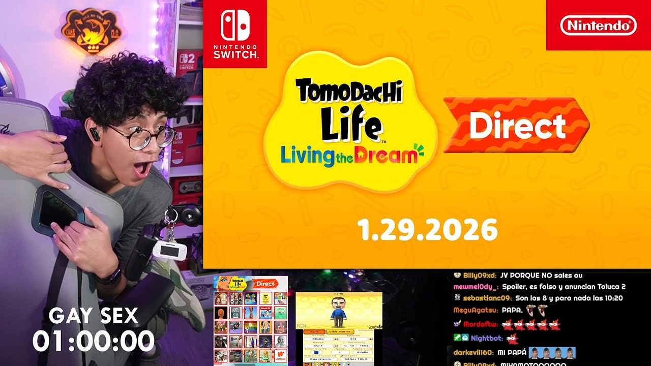 REACCION TOMODACHI LIFE DIRECT - HOY ANUNCIAN SAY GEX, PAGO DE IMPUESTOS Y DEMO AAAAAA