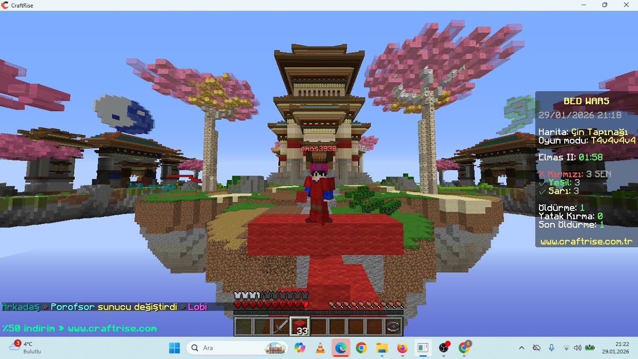Bedwars Yayınına Hoş Geldiniz...[2 misafir konuklu]
