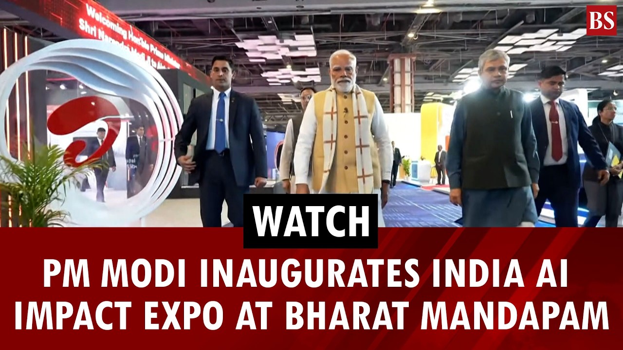 Watch: PM Modi inaugurates India AI Impact Expo at Bharat Mandapam