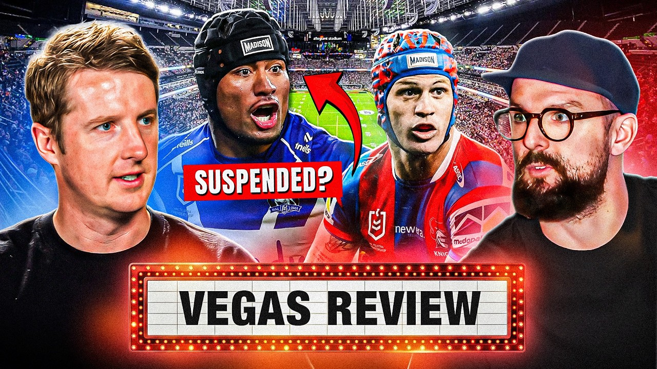 Controversy in the Bulldogs v Dragons game plus Holbrook's Knights bring energy to Las Vegas