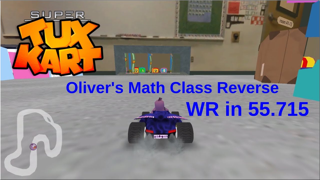 SuperTuxKart 1.5-beta1 | Oliver's Math Class Reverse - 00:55.715 [WR]