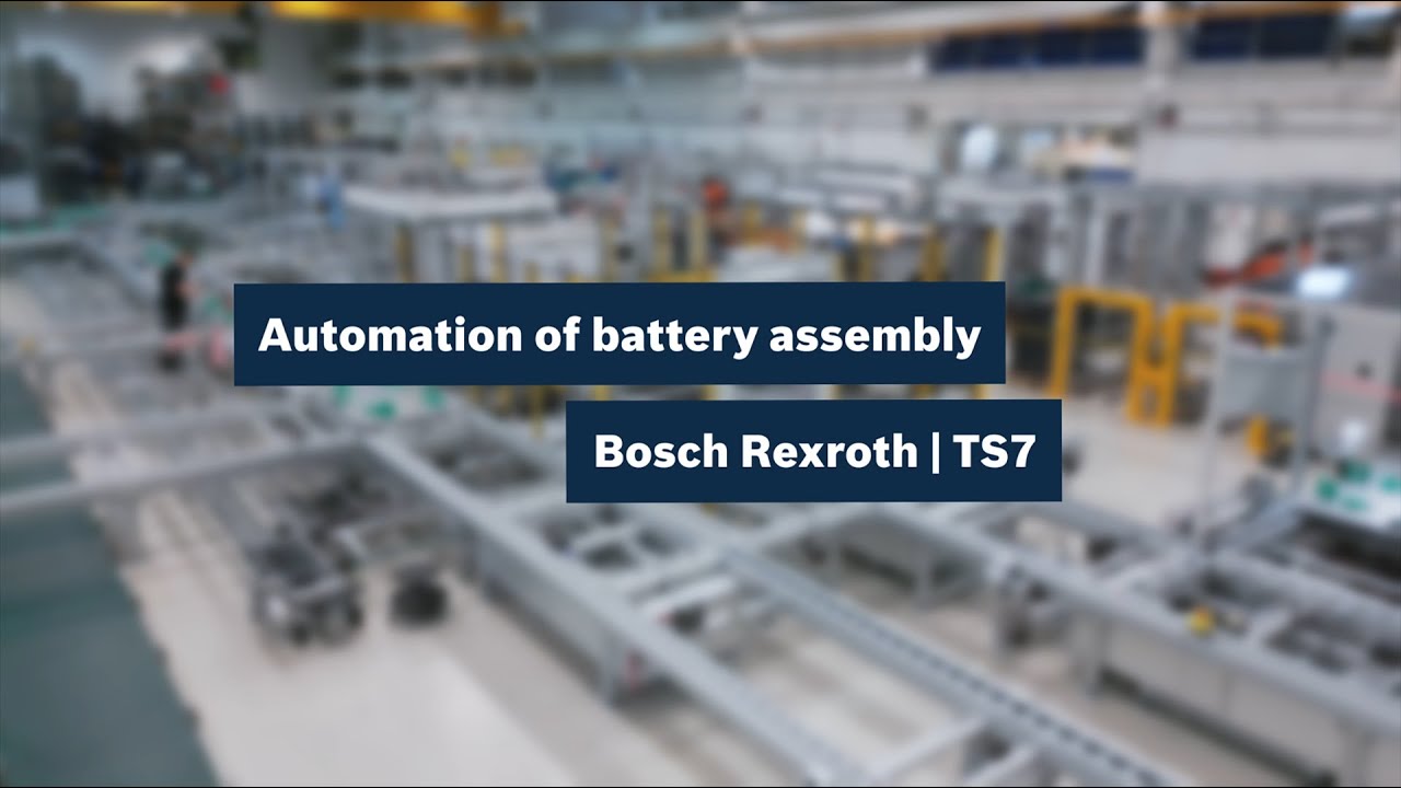 [EN] BOSCH REXROTH - TeamTechnik - Automation of battery assembly -TS7 - Skawina