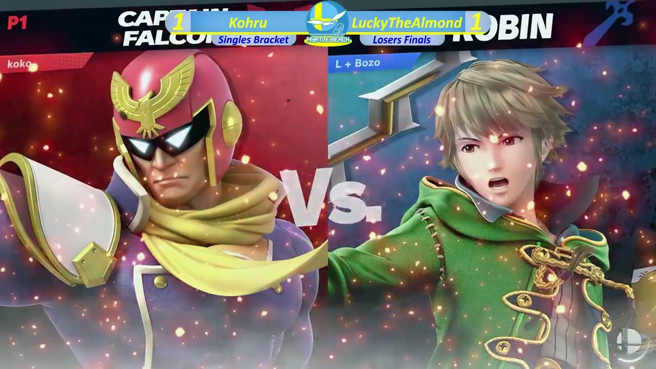 SocaSmash 167 Ultimate Singles: Kohru (Captain Falcon) vs LuckyTheAlmond (Robin) Losers Finals