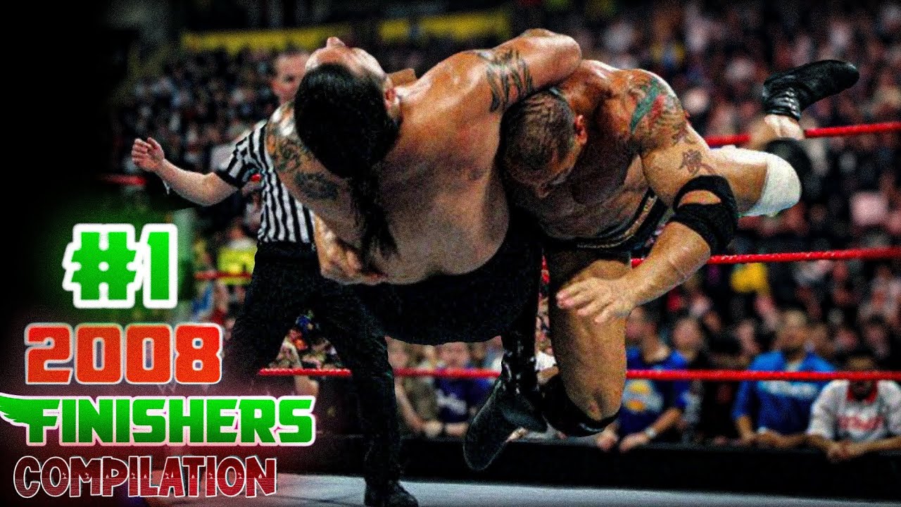 Every Single WWE Finisher from 2008 P1 | Week by Week!