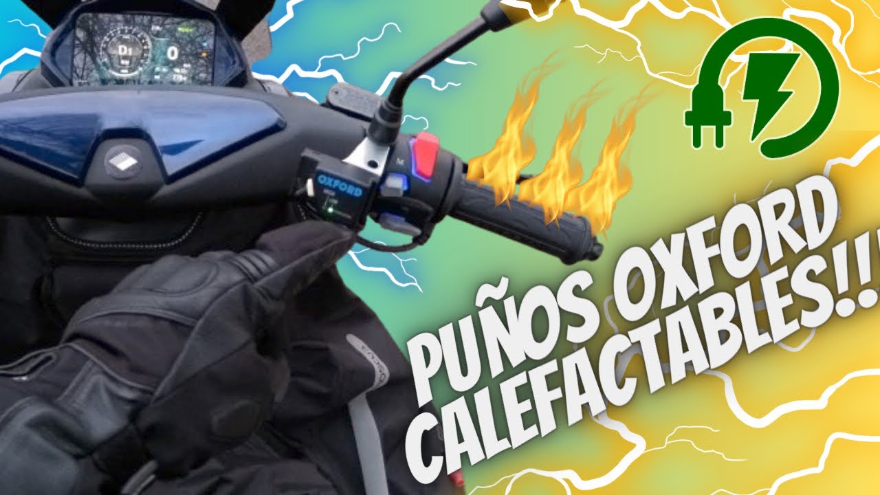 COMO INSTALAR PU&Ntilde;OS CALEFACTABLES OXFORD EN MI SCOOTER ELECTRICO VELCA ONE