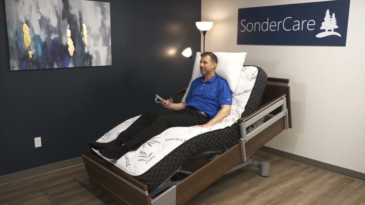 Chair Position | SonderCare Aura Bed: Comfort for Reading, Eating & Respiratory Care