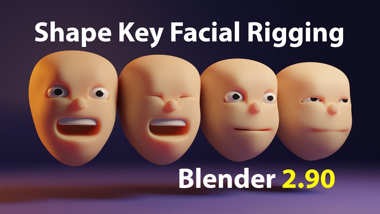 Быстрое создание простых лиц персонажей (урок по Blender 2.9)