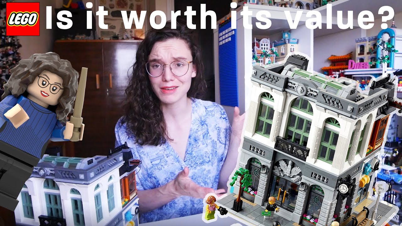 Brick Bank - The BIG and $$ one is too square? - LEGO Modular Chatty Review - 10251