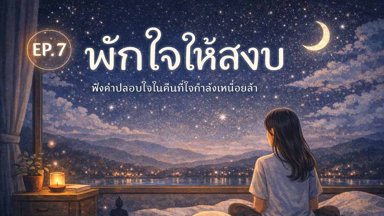 แสงธรรมะสว่าง พักใจให้สงบ ธรรมะก่อนนอน EP7