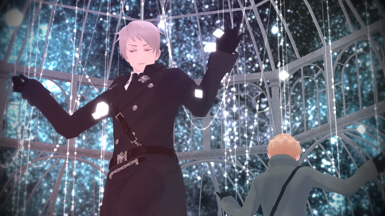 【APヘタリアMMD】英と普でシャルル