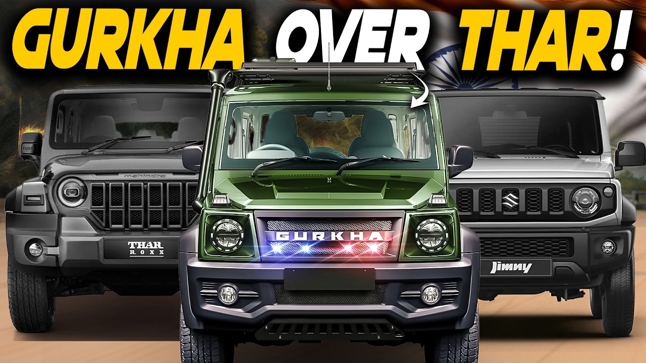 Why Indian Army Rejected Thar and Jimny for FORCE GURKHA For Military Operations ! 3000 ORDERED