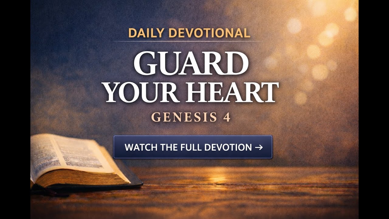 Guard Your Heart Before It Shapes Your Actions | Daily DevotionalChapter 4