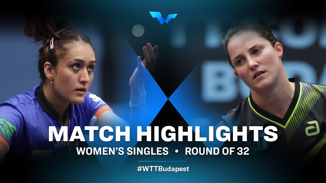 Manika Batra vs Sabine Winter | WTT Contender Budapest 2021 (R32)