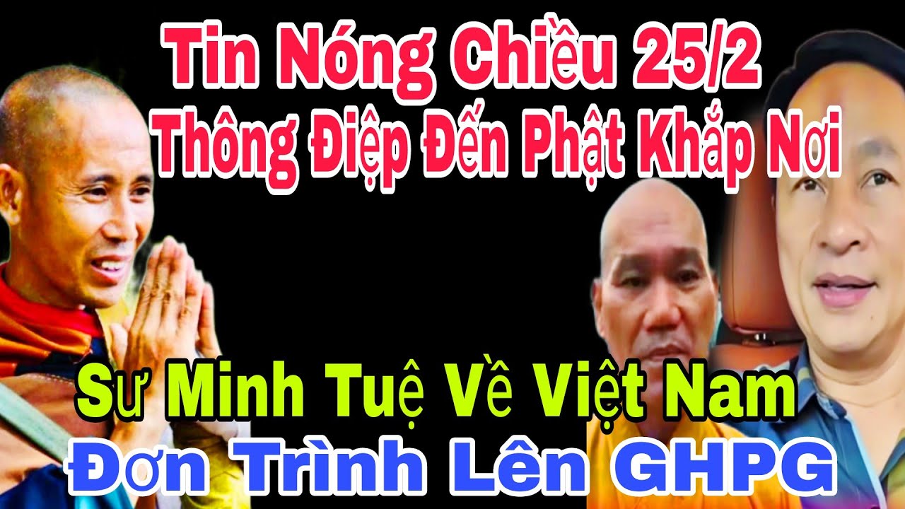 Tin Nóng Sư Minh Tuệ Sắp Về Việt Nam 