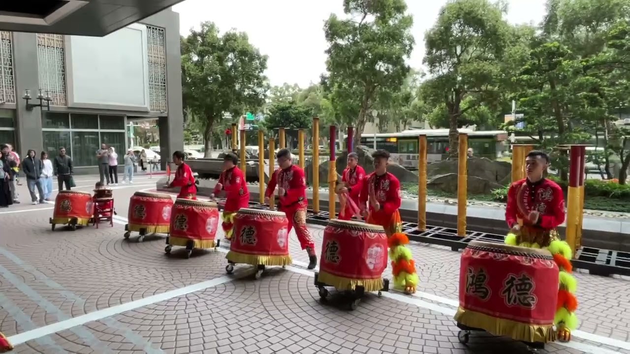 鴻德醒獅-台北喜來登大飯店新春開市戰鼓演出2026大年初一