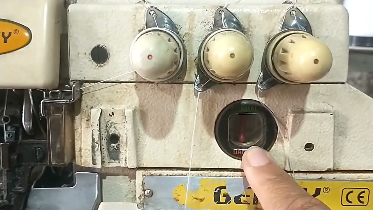 Como colocar óleo na máquina overlock industrial